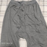 吻过 春秋季男士纯棉秋裤100%全棉高腰单件棉毛裤加大秋冬宽松打底裤棉线裤男保暖裤冬季 深麻灰【一件装】 3XL建议体重【150一180】斤 实拍图