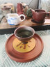 单亦松影建盏茶杯仿古束口品茗杯铁胎茶盏主人杯杯子原矿釉陶瓷茶具 实拍图