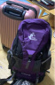 川诺登山包大容量多功能户外休闲运动男女旅行50L双肩背包 066紫色 实拍图