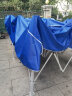 鑫鸿运【顺丰速发】遮阳棚雨棚户外遮阳伞大伞摆摊四脚伞帐篷简易伸缩棚 【3X6】大金刚架（蓝色） 实拍图