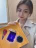 法蔻【生日礼物】孔雀石欧美法式方块项链女超火吊坠送女友老婆 孔雀石项链 实拍图