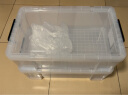 TENMA 日本天马透明塑料收纳箱车载储物箱劳克斯整理箱加厚收纳盒 740M-50L(长74*宽44*高23cm) 两个组合装 实拍图