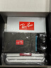 雷朋（RayBan）太阳镜大框眼镜修饰显脸小户外防晒墨镜0RB4392D礼物 601/80黑色镜框蓝色镜片 尺寸66 实拍图