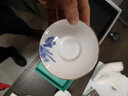 千峰越瓷 国瓷盖碗茶杯 茶碗大号茶具 泡茶碗 陶瓷白瓷三才盖碗 国韵丹青 实拍图