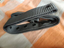 畅印加长多孔针扣尼龙腰带男女通用皮带学生青年军训全孔户外工装裤带 灰色 130cm 实拍图
