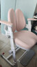 美好童年儿童学习椅家用可升降追背写字座椅青少年小学生坐姿矫正电脑椅子 【稳坐不倒】三防硅胶皮面粉色 实拍图