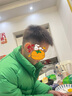 巴拉巴拉童装儿童羽绒服男童女童冬季宝宝亲子装外套面包服潮三防蓬松鸭绒 翠绿 140 实拍图