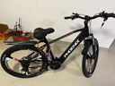 凤凰（Phoenix）锂电池助力电动自行车26寸成人新国标电动车长续航电瓶车 589黑红-21速一体轮-速度传感 20AH电动续航60公里 实拍图
