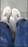 百思图春商场同款休闲松糕厚底一脚蹬溶解帆布小白鞋女IC857CA2 浅紫色IC857CA2 38 晒单实拍图