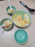 瓯江 瓯江（OUJIANG） 龙泉青瓷餐具月光深盘菜盘牛排餐碟 7寸月光深盘梅子青 实拍图