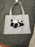 tbh野兽派家居帆布袋PANDA POMPOM熊猫系列手提袋全棉刺绣购物袋 熊猫嘭嘭 PANDA POMPOM 帆布袋 晒单实拍图