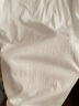 七匹狼短袖t恤男纯棉打底衫夏季薄款舒适透气T恤全棉运动汗衫小白t 白色-圆领款 2XL-180（建议体重140-160斤） 实拍图