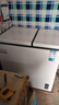 美的（Midea）179升双温双箱家用冰柜 大冷冻小冷藏卧式顶开门冰柜 小型冰箱节能低音冷柜BCD-179DKEM(E) 实拍图