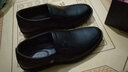 红蜻蜓男鞋春季欧美头层牛皮套脚商务休闲鞋爸爸皮鞋子 黑色 40 实拍图