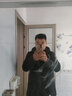 啄木鸟夹克男外套中长款韩版潮流中青年男士春秋季休闲连帽男装 黑色 4XL 实拍图