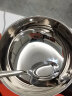 百畅不锈钢碗小孩专用碗双层铁碗304食品级宝宝儿童碗防摔防烫吃饭碗 (牛)12cm生肖碗+生肖勺（平底） 无规格 实拍图