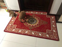 双喜临门 入户门地垫门垫防滑吸水脚垫家用卧室客厅茶几垫厨房卫浴防滑垫 贵族红 70cm*140cm 实拍图