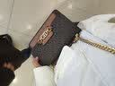 MICHAEL KORS【精致百搭】HEATHER系列单肩斜挎包迷你 棕色 轻奢礼物 实拍图