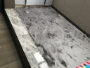 牧诺床边毯卧室地毯客厅毛绒简约加厚长毛绒可爱毯房间地毯 毛绒 纯白色 180*240厘米 实拍图