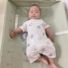 翘脚鸭婴儿衣服夏季新生儿连体衣薄款短袖夏天宝宝空调服满月纯棉刚出生 熊博士2件【夏季款丨短袖短裤】 73cm （建议18斤内） 实拍图