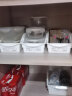 家の物语（KATEI STORY） 日本进口厨房橱柜收纳架调料盒置物架塑料下水槽滑轮储物框收纳 浅型不镂空实惠3个装 实拍图