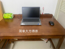 祥云虎斑 书桌实木书桌学习桌现代简约电脑桌学生写字桌椅置物架书房家具 胡桃色 1.0*0.6米 书桌 实拍图