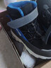 Skechers斯凯奇儿童绒绒靴雪地靴保暖男童棉鞋防寒加绒高帮女童靴660092L 男童/黑色/蓝色/BKBL 30 实拍图