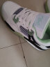 佐馆气垫篮球鞋秋冬季男女学生老爹鞋加绒加厚情侣板鞋增高厚底运动鞋 9001白绿 37 实拍图