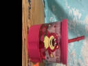 迪士尼（Disney）玻璃杯带盖家用儿童水杯吸管杯子耐高温夏季牛奶杯 草莓熊-420ml 晒单实拍图