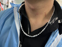 梦至尊足银项链男士999链子龙项链霸气粗项链双龙头项链潮男单链 双龙戏珠约30克 粗：5.2MM 长55 双龙头 实拍图