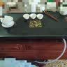向豐 手工乌金石茶盘功夫茶台茶具托盘 家用简约中式排水套装  年年有余60*30*3cm 实拍图