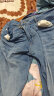 真维斯（Jeanswest）夏季薄款牛仔裤男冰丝修身直筒潮牌男裤新款弹力男士长裤子 蓝色 34码 晒单实拍图