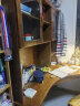 晨伴书桌实木转角书桌书柜书架一体中式电脑台式桌学生写字台书房家具 1.4米书桌【胡桃色】 晒单实拍图