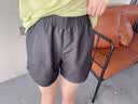 安踏速干运动短裤女士夏季款冰丝透气健身跑步瑜伽中考体育体测裤子 【速干-斜插口袋】黑色7505-1 XS 实拍图