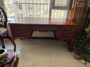 匠莱艺美式乡村书桌欧式实木电脑桌书法桌写字桌椅组合复古书房书台家用 1.2米书桌/120*65*80CM 实拍图