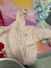 戴维贝拉（DAVE＆BELLA）春装儿童毛衣开衫女宝宝洋气针织外套女童小香风上衣 蓝色格 130cm（建议身高120-130cm） 晒单实拍图