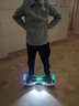 凤凰（Phoenix）【上市品牌】智能平衡车儿童电动车双轮成年学生两轮成人自平衡车  8寸月牙白【自平衡+蓝牙】 实拍图