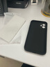 KEKLLE 适用苹果11液态硅胶手机壳  iPhone11保护套 新升级四边全包液态硅胶保护套防摔超薄软壳 黑色 实拍图