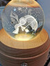 【刻字】水晶球音乐盒木质八音盒摆件女友闺蜜儿童生日礼物情人节 旋转音乐灯光-小王子-千与千寻 实拍图