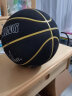 WITESS 篮球番毛软皮加厚真皮手感7号标准比赛篮球室内室外通用蓝球 烫金人深棕色+大礼包 实拍图