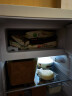 哈士奇(HCK) 圆弧复古冰箱冷冻冷藏单门宿舍家用小冰箱节能低噪 BC-130RDC 冰冻浅黄 实拍图