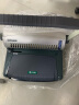 千页百汇 装订夹条 10孔活页压条 胶圈装订机专用夹边条 文件标书办公装订耗材夹条 黑色 5mm*50根/盒*装订31-50张 实拍图