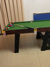 哈野家用台球桌子成人可折叠式儿童斯诺克桌球台美式中黑八家庭桌球桌 6尺 台球乒乓二合一（英式+美式） 实拍图