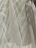 颜域（YANYEE）简约百褶半身裙女夏装2024新款时尚减龄显瘦纯色气质雪纺长裙 黄色 XXL 晒单实拍图