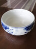 瓷牌茗粗陶特大号茶洗陶瓷青花瓷水洗碗杯笔洗玻璃茶杯碗水盂功夫茶具茶道配件栽种水植花盆果盆 陶瓷国色天香茶洗-小号（7英寸） 实拍图