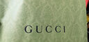 GUCCI 古驰围巾 女士经典双G印花羊毛围巾 信封袋款 麻灰色 165904 3G646 1400 实拍图
