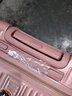 掌金者韩版铝框行李箱女拉杆箱男密码箱直角复古旅行箱高颜值大学生皮箱 玫瑰金(复古加厚拉链款) 22吋【小型单人短途出差】 实拍图