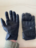 外星蜗牛T5羊皮骑行手套机车四季骑行手套透气防摔防滑耐磨可触屏全指手套 黑色 M 实拍图