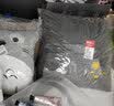 北极绒（Bejirog）二合一抱枕被子保暖加厚双拼绣花两用办公室午睡毯车载抱枕靠垫被  玫瑰爵士灰 40*40cm展开105*150cm 实拍图
