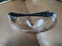 德国uvex 防护眼镜 透明 防尘眼镜 防风镜 骑行骑车挡风沙尘劳保摩托车平光护目镜 UVEX 9058105护目镜 实拍图